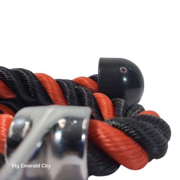 Tricep Rope 27in /2 Colors Fitness Attachment Cable Machine Pulldown Heavy Duty - Picture 7 of 10